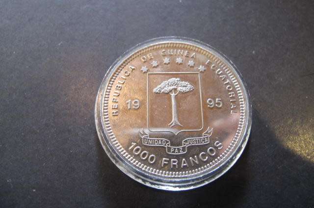 Equatorial Guinea - 1000 Francos - 1995 -  150 Anniversary of Basel Tauber